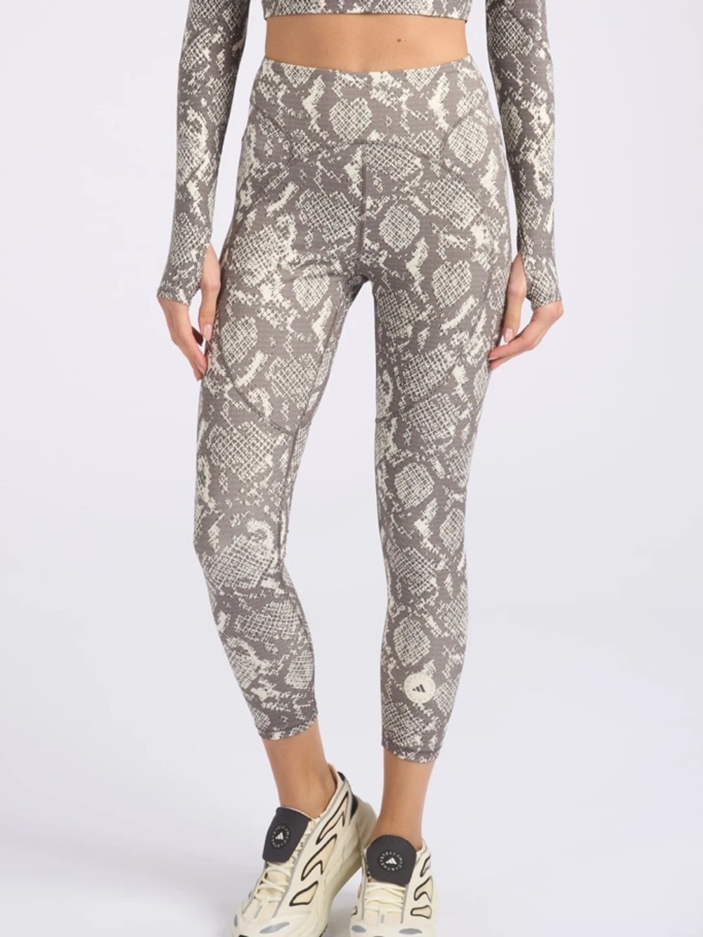 NEW🖤adidas by Stella McCartney Snake-Print Leggings $120